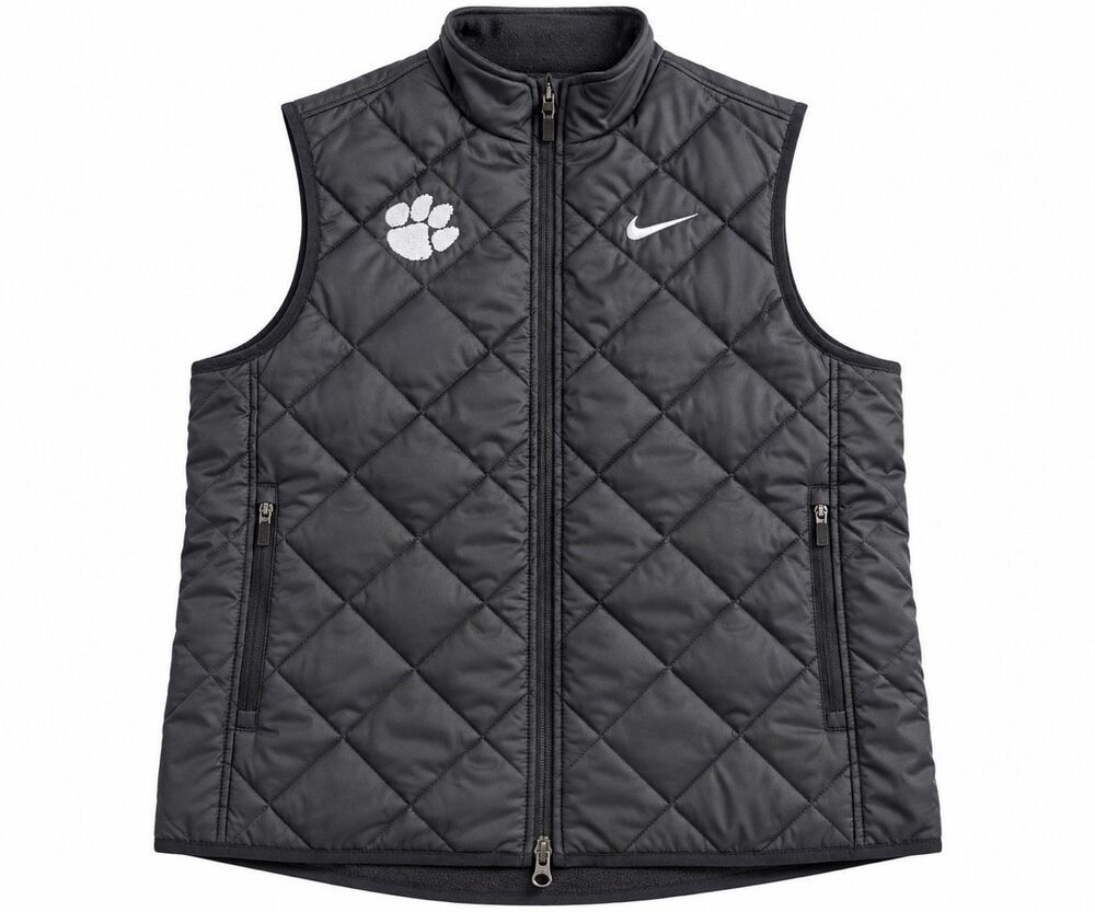 NWT Nike Clemson Tigers Sideline Gear Team Reversible Vest Women's Size Medium